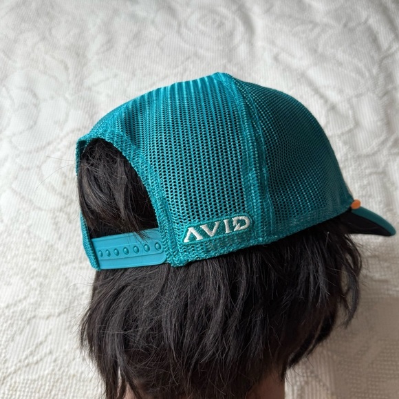 Avid Trucker Hat One Size SnapBack Fishing Vintage Style Foam - Picture 3 of 7